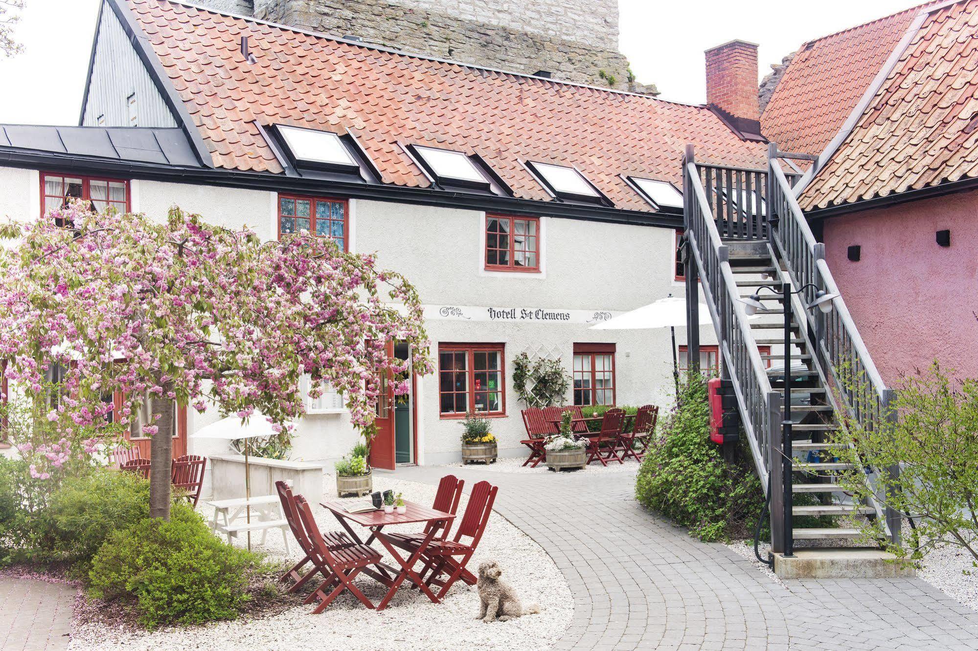 Hotell St Clemens Visby Esterno foto